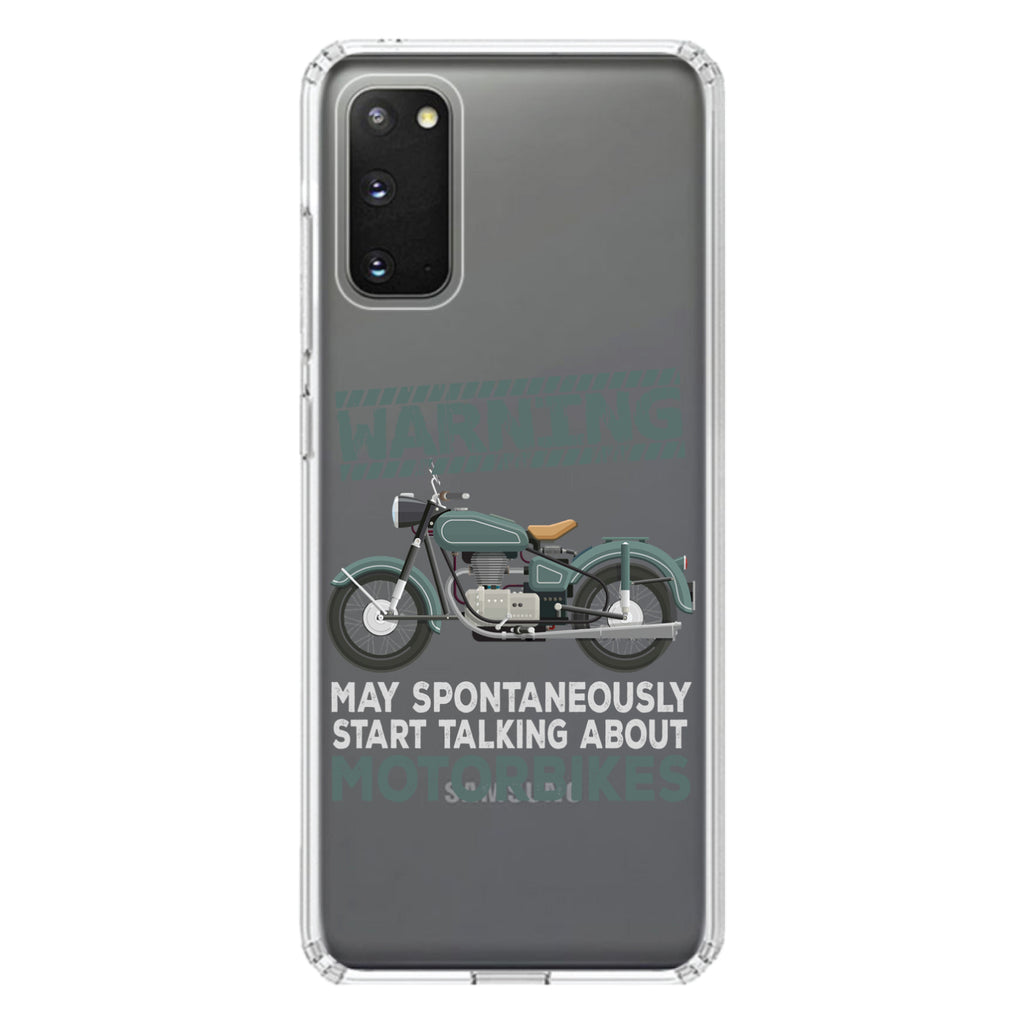Spontaneously Talking About Motorcycles Clear Shockproof iPhone Case, view 14