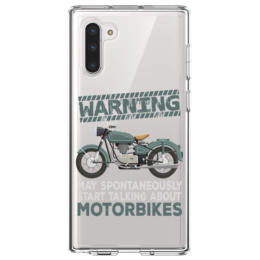 Spontaneously Talking About Motorcycles Clear Shockproof iPhone Case, view 9