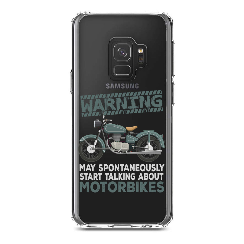 Spontaneously Talking About Motorcycles Clear Shockproof iPhone Case, view 19