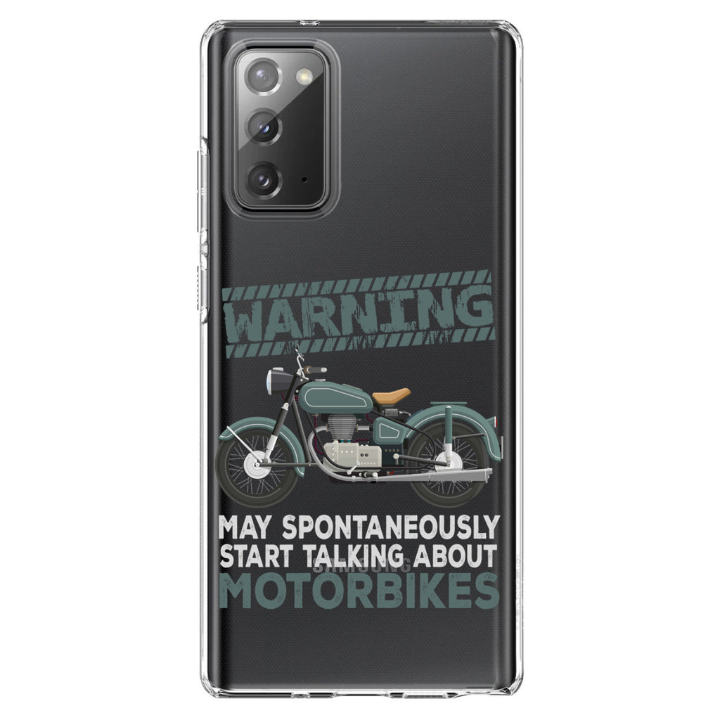 Spontaneously Talking About Motorcycles Clear Shockproof iPhone Case, view 8