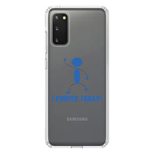 DistinctInk® Clear Shockproof Hybrid Case for Apple iPhone / Samsung Galaxy / Google Pixel - I Pooped Today!