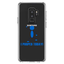 DistinctInk® Clear Shockproof Hybrid Case for Apple iPhone / Samsung Galaxy / Google Pixel - I Pooped Today!