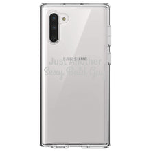 DistinctInk® Clear Shockproof Hybrid Case for Apple iPhone / Samsung Galaxy / Google Pixel - Just Another Sexy Bald Guy