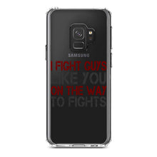 DistinctInk® Clear Shockproof Hybrid Case for Apple iPhone / Samsung Galaxy / Google Pixel - I Fight Guys Like You On The Way to Fights
