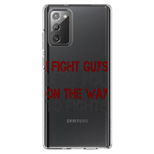 DistinctInk® Clear Shockproof Hybrid Case for Apple iPhone / Samsung Galaxy / Google Pixel - I Fight Guys Like You On The Way to Fights