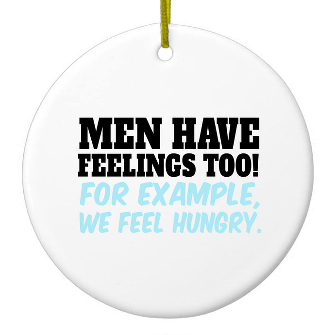 Hunger Ceramic Ornament