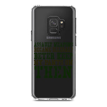 DistinctInk® Clear Shockproof Hybrid Case for Apple iPhone / Samsung Galaxy / Google Pixel - Assault Weapons Illegal?  Keep My Pants On
