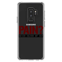 DistinctInk® Clear Shockproof Hybrid Case for Apple iPhone / Samsung Galaxy / Google Pixel - Pain?  Never Heard of Her