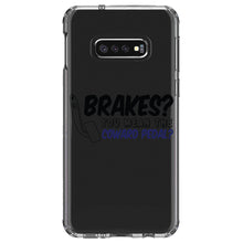 DistinctInk® Clear Shockproof Hybrid Case for Apple iPhone / Samsung Galaxy / Google Pixel - Brakes?  The Coward Pedal?