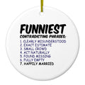 Married Ceramic Ornament