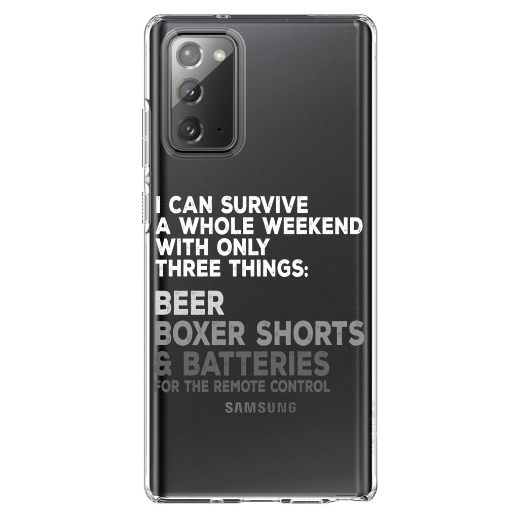 Can Survive with Only Beer Boxers Batteries Clear Shockproof iPhone Case, view 8
