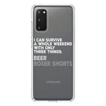 DistinctInk® Clear Shockproof Hybrid Case for Apple iPhone / Samsung Galaxy / Google Pixel - Can Survive with Only Beer Boxers Batteries