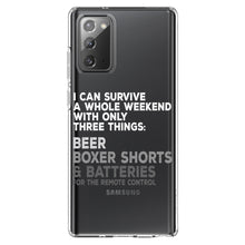 DistinctInk® Clear Shockproof Hybrid Case for Apple iPhone / Samsung Galaxy / Google Pixel - Can Survive with Only Beer Boxers Batteries