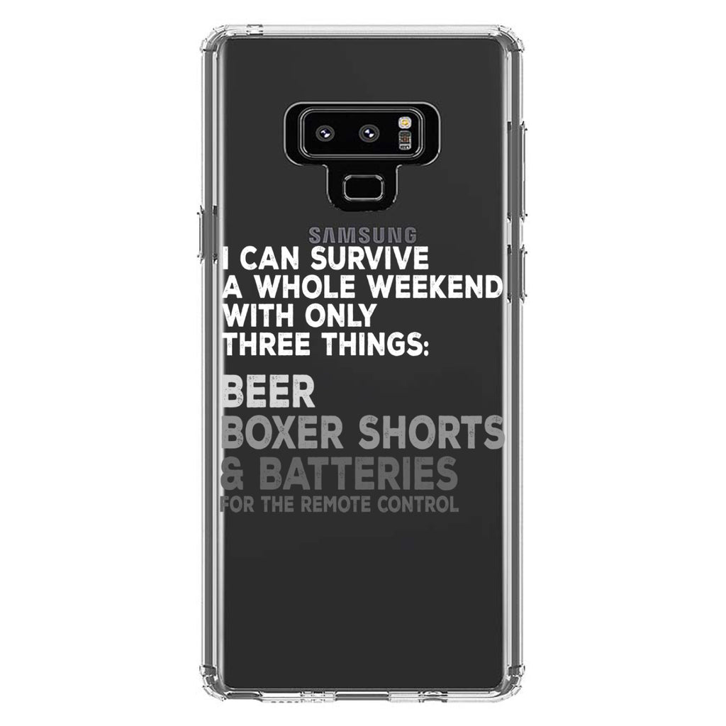 Can Survive with Only Beer Boxers Batteries Clear Shockproof iPhone Case, view 11