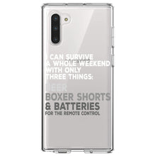 DistinctInk® Clear Shockproof Hybrid Case for Apple iPhone / Samsung Galaxy / Google Pixel - Can Survive with Only Beer Boxers Batteries