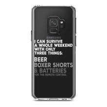 DistinctInk® Clear Shockproof Hybrid Case for Apple iPhone / Samsung Galaxy / Google Pixel - Can Survive with Only Beer Boxers Batteries