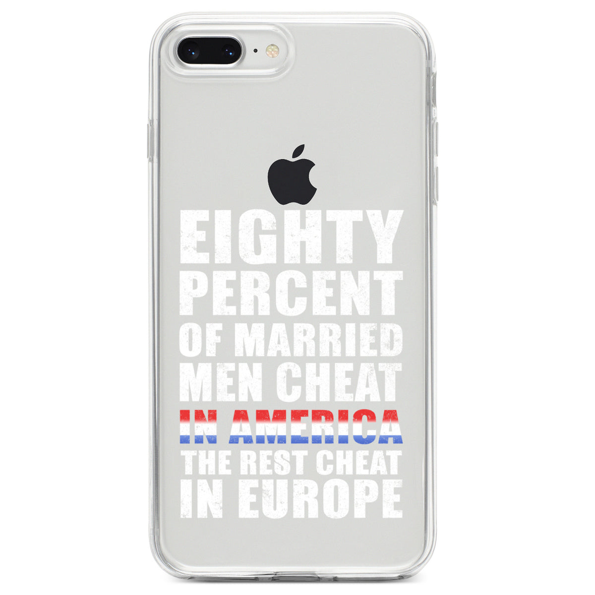 Married Men Cheat in America Clear Shockproof iPhone Case, view 6