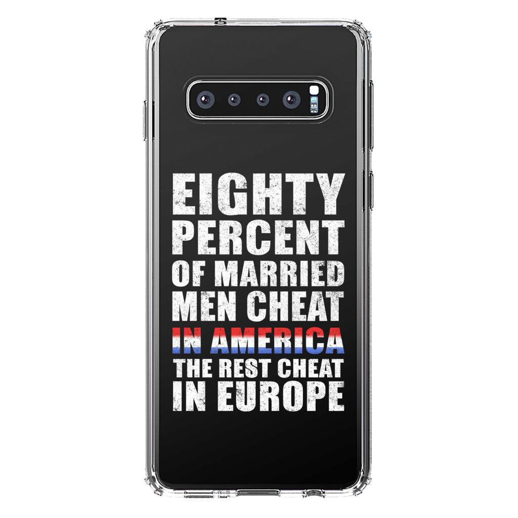Married Men Cheat in America Clear Shockproof iPhone Case, view 16