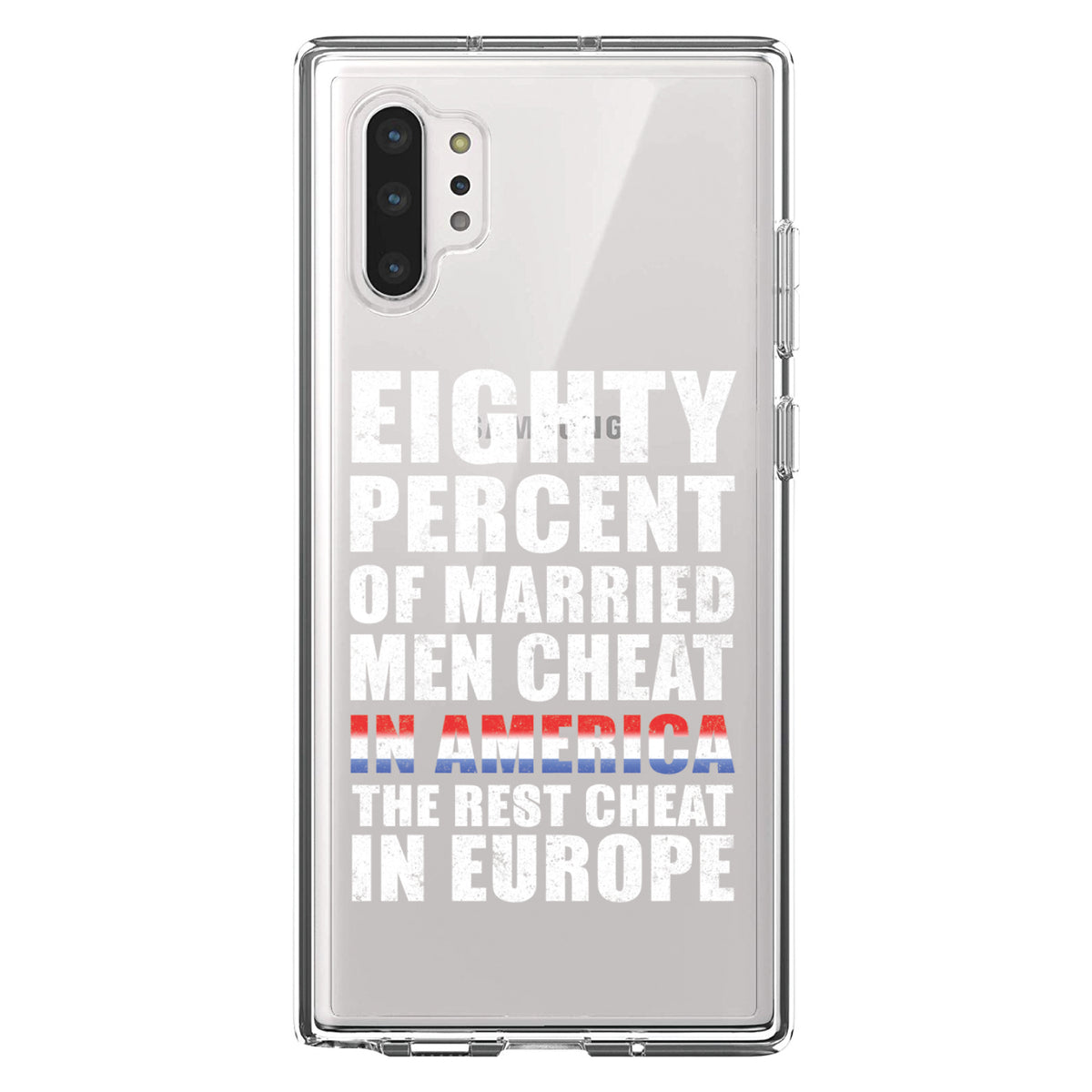 Married Men Cheat in America Clear Shockproof iPhone Case, view 10