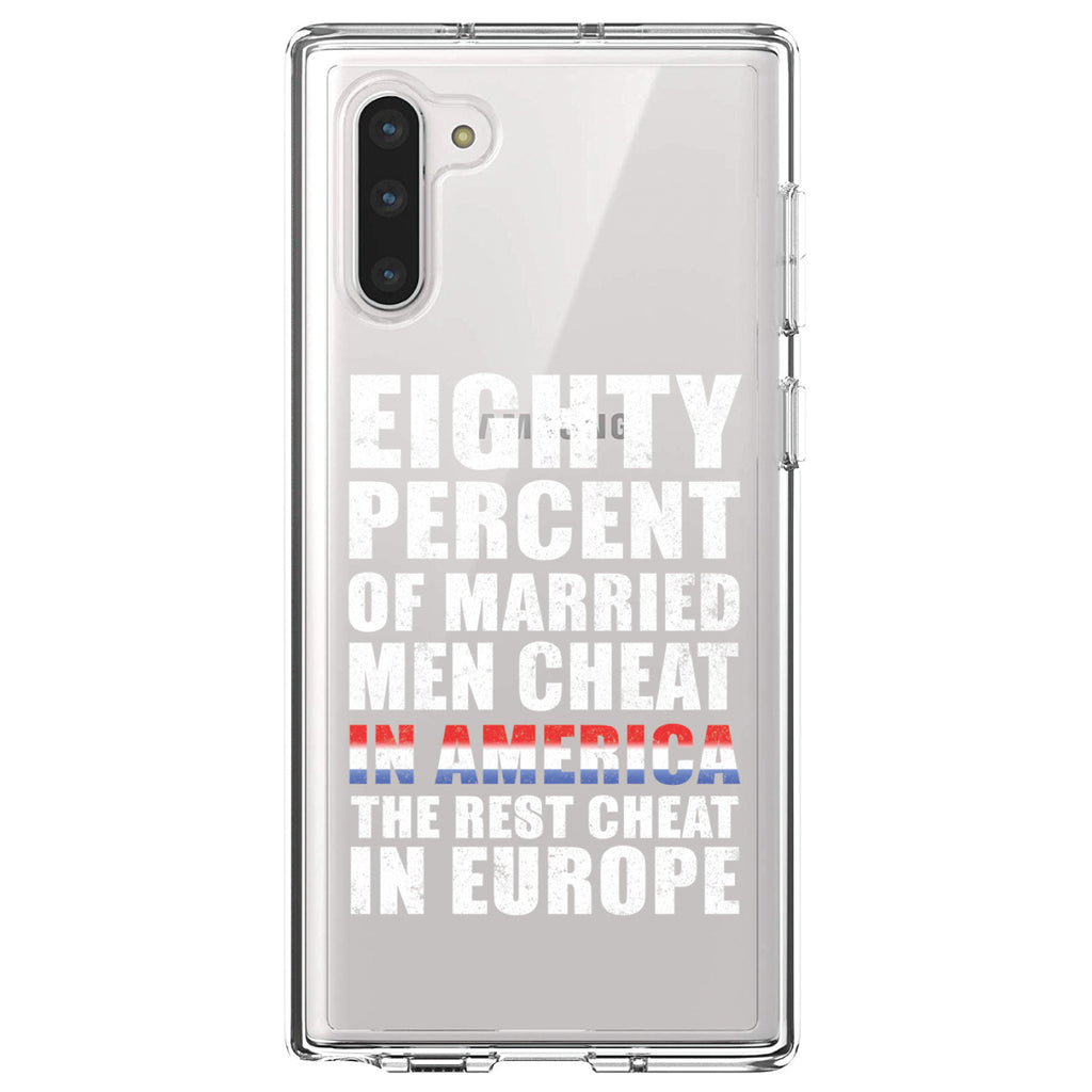Married Men Cheat in America Clear Shockproof iPhone Case, view 9