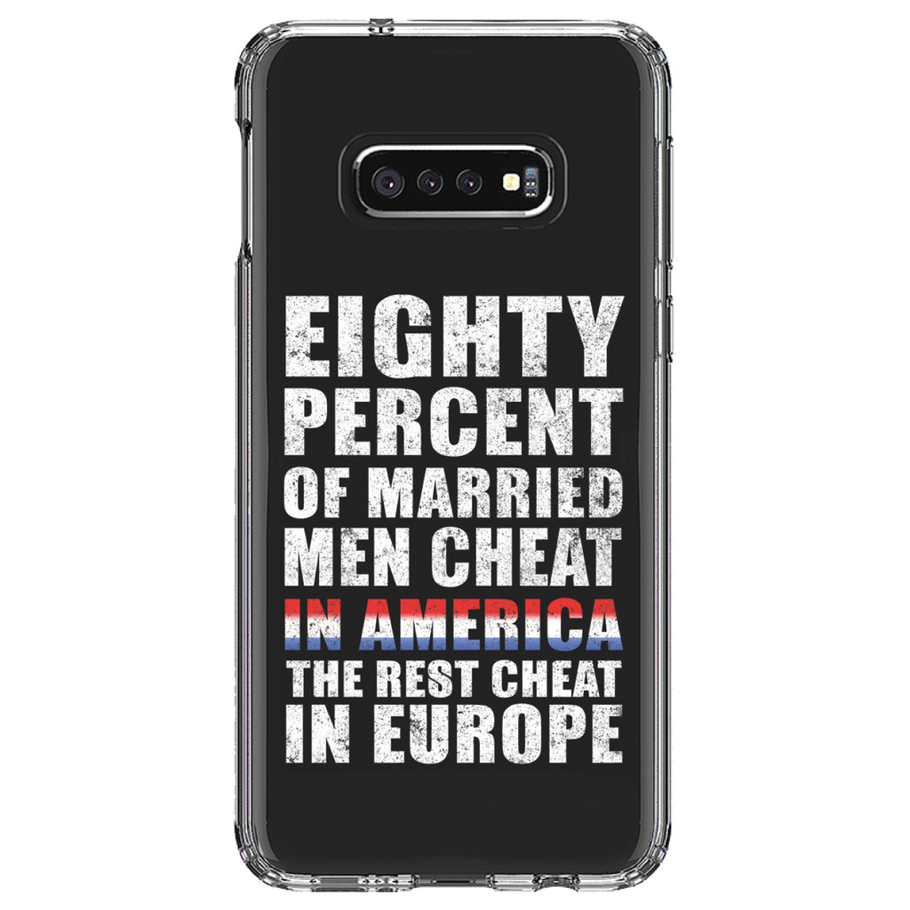 Married Men Cheat in America Clear Shockproof iPhone Case, view 18