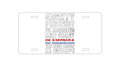 Custom Aluminum Decorative Vanity Front License Plate - Married Men Cheat in America