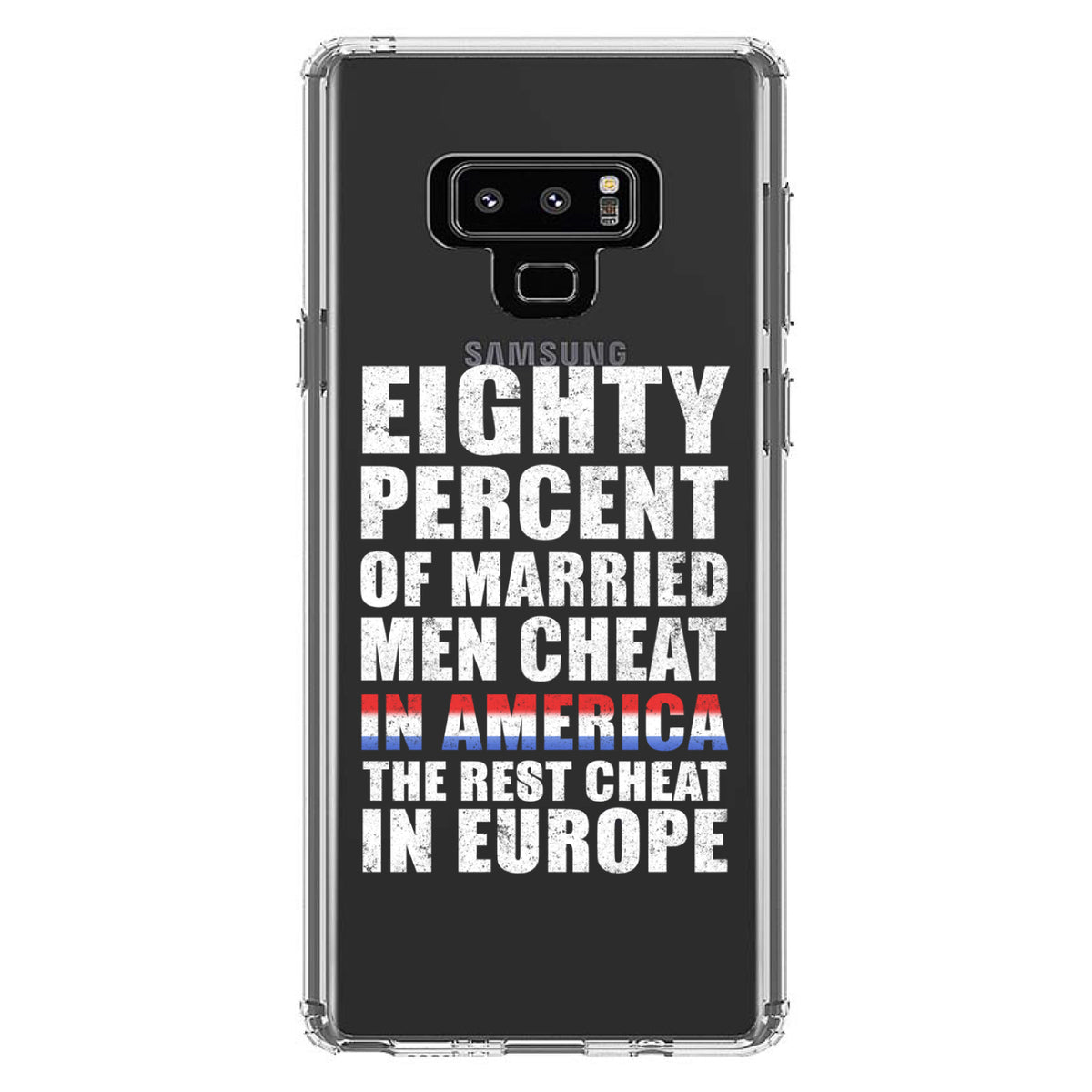 Married Men Cheat in America Clear Shockproof iPhone Case, view 11