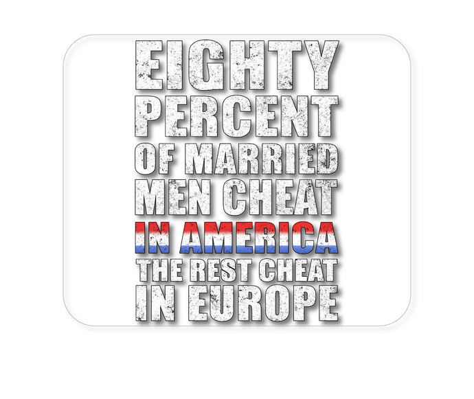 DistinctInk Custom Foam Rubber Mouse Pad - 1/4