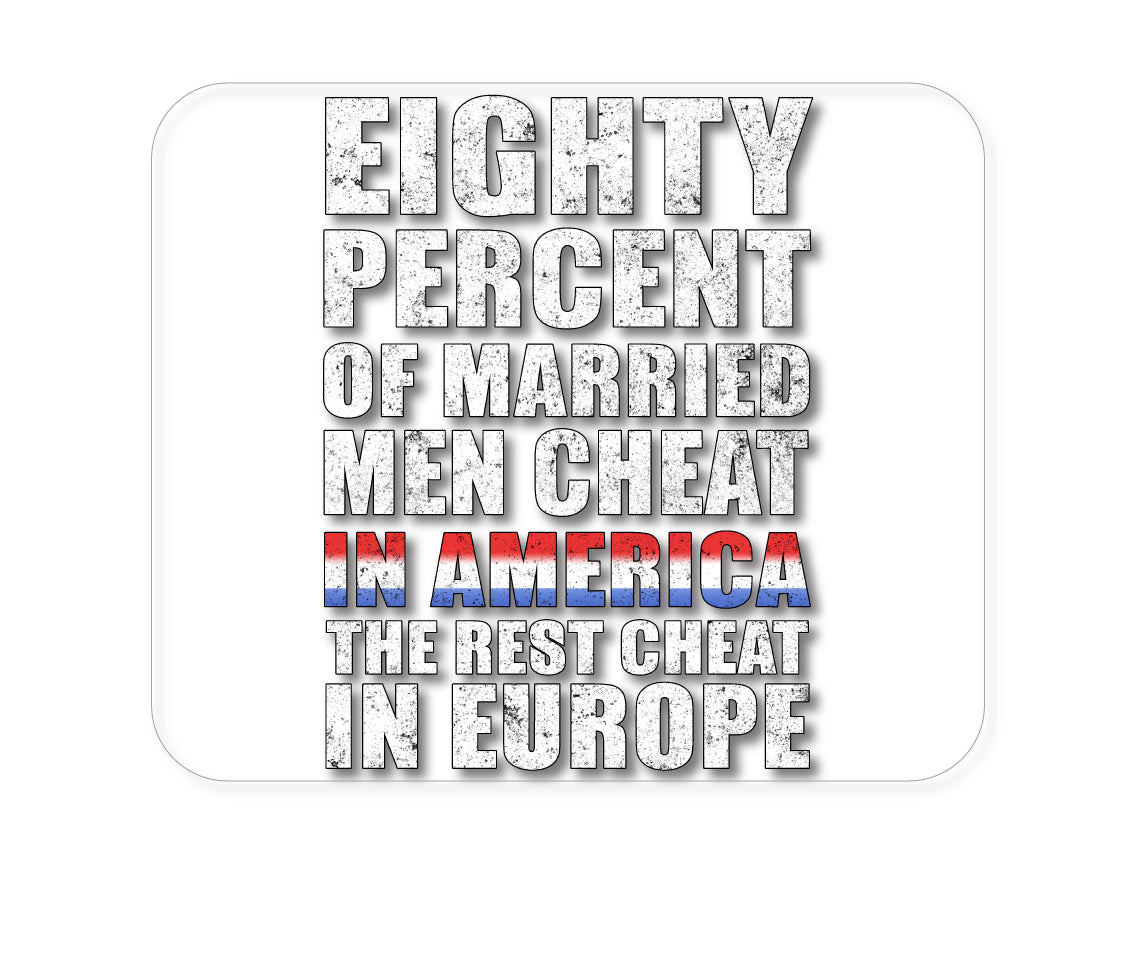 DistinctInk Custom Foam Rubber Mouse Pad - 1/4
