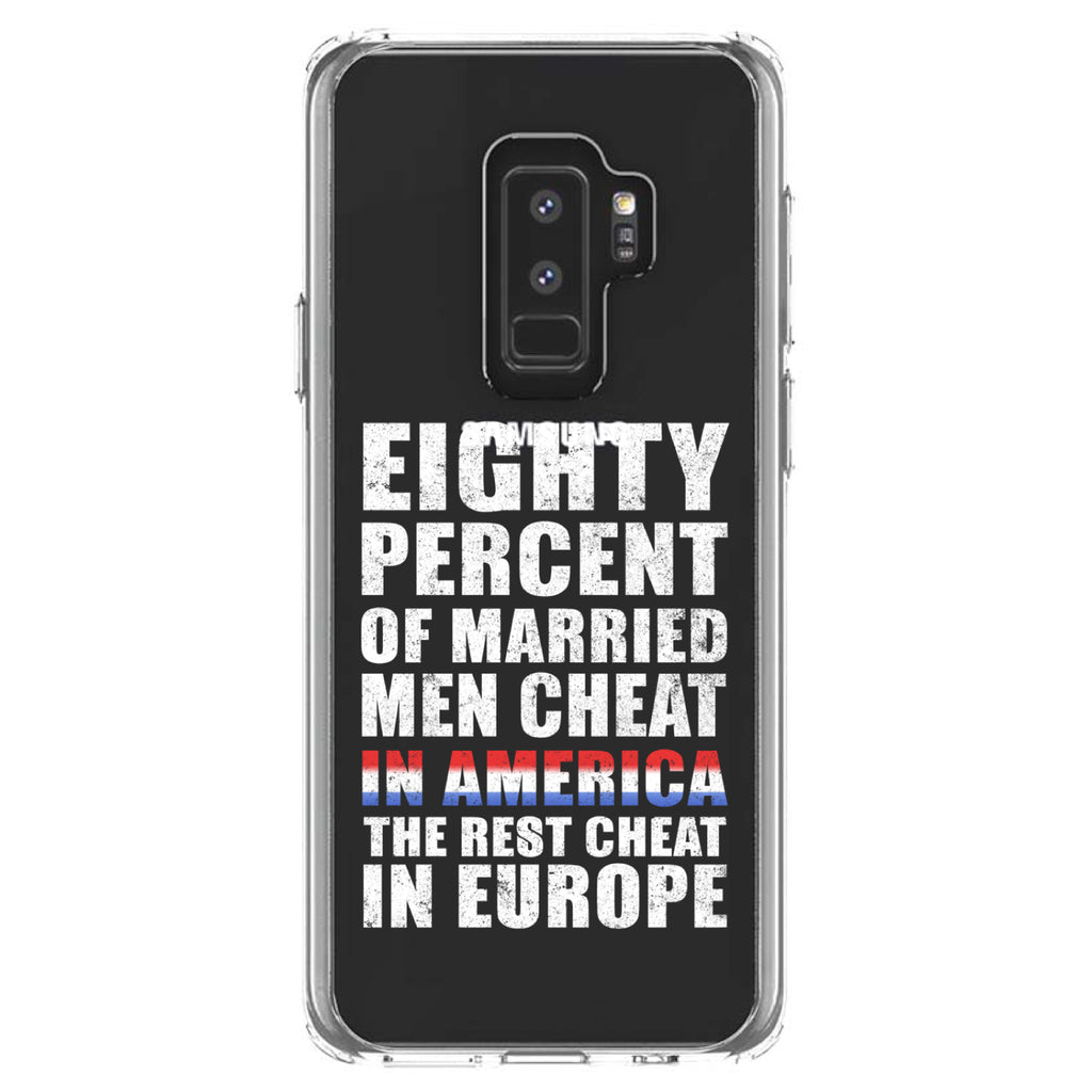 Married Men Cheat in America Clear Shockproof iPhone Case, view 20