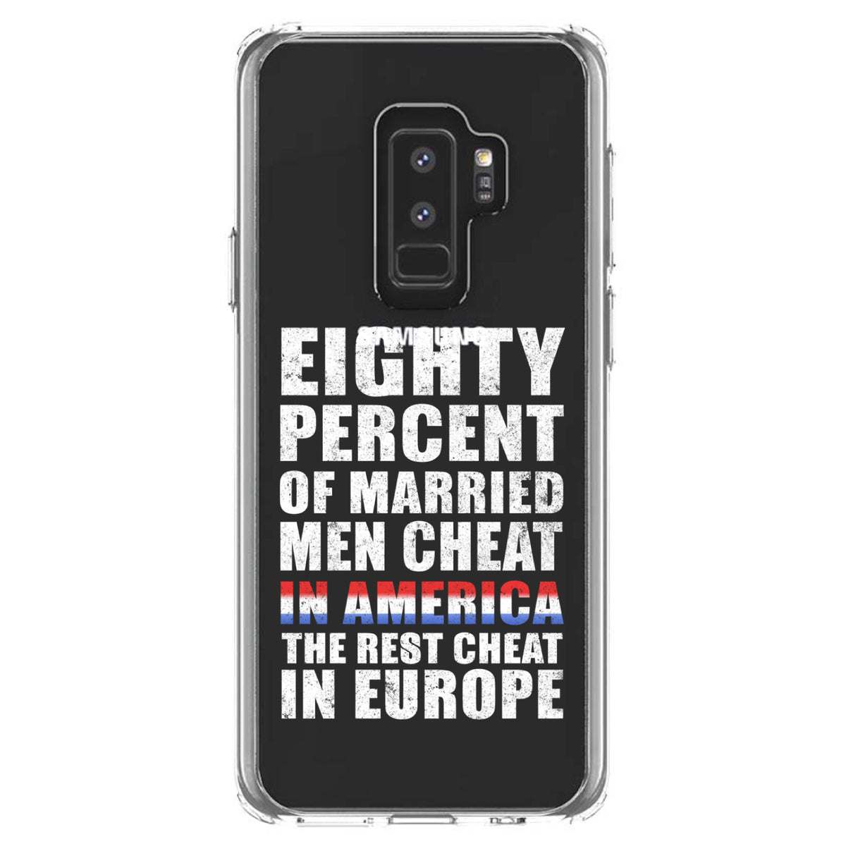 Married Men Cheat in America Clear Shockproof iPhone Case, view 20