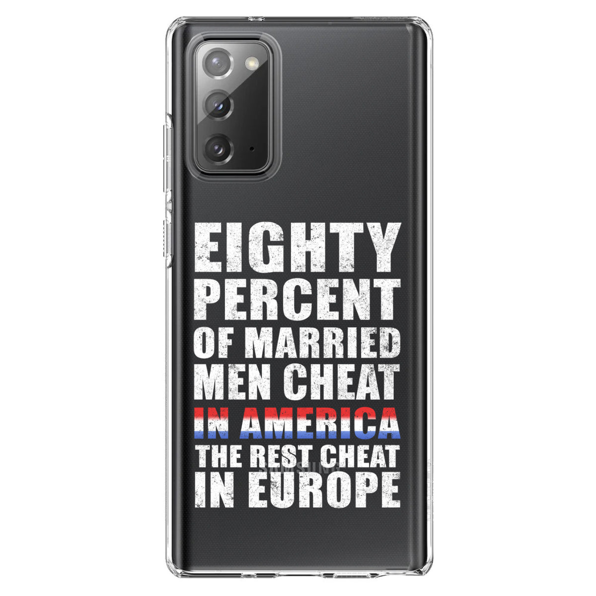 Married Men Cheat in America Clear Shockproof iPhone Case, view 7