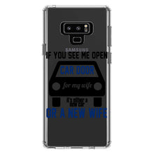 DistinctInk® Clear Shockproof Hybrid Case for Apple iPhone / Samsung Galaxy / Google Pixel - If Open Car Door, New Car or New Wife