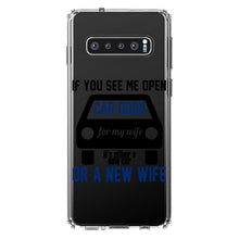 DistinctInk® Clear Shockproof Hybrid Case for Apple iPhone / Samsung Galaxy / Google Pixel - If Open Car Door, New Car or New Wife