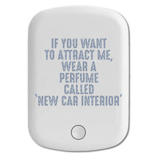 DistinctInk Magnetic Battery Pack, Wireless Portable Charger with USB-C Cable, Compatible with MagSafe iPhone 14 / 13 / 12 Series - Wear Perfume Called "New Car Interior"