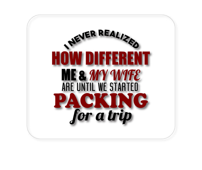 DistinctInk Custom Foam Rubber Mouse Pad - 1/4