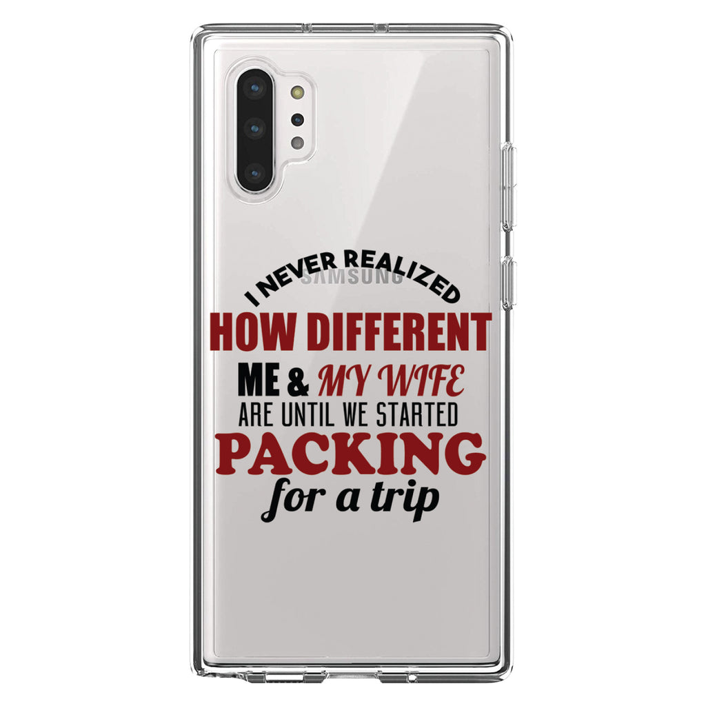 Never Realized How Different Packing For Trip Clear Shockproof iPhone Case, view 10