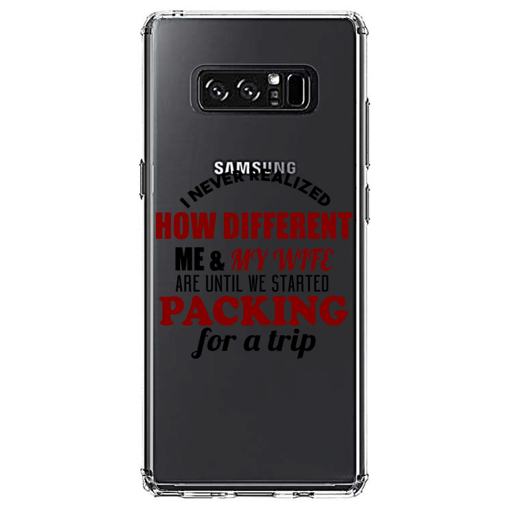 Never Realized How Different Packing For Trip Clear Shockproof iPhone Case, view 12