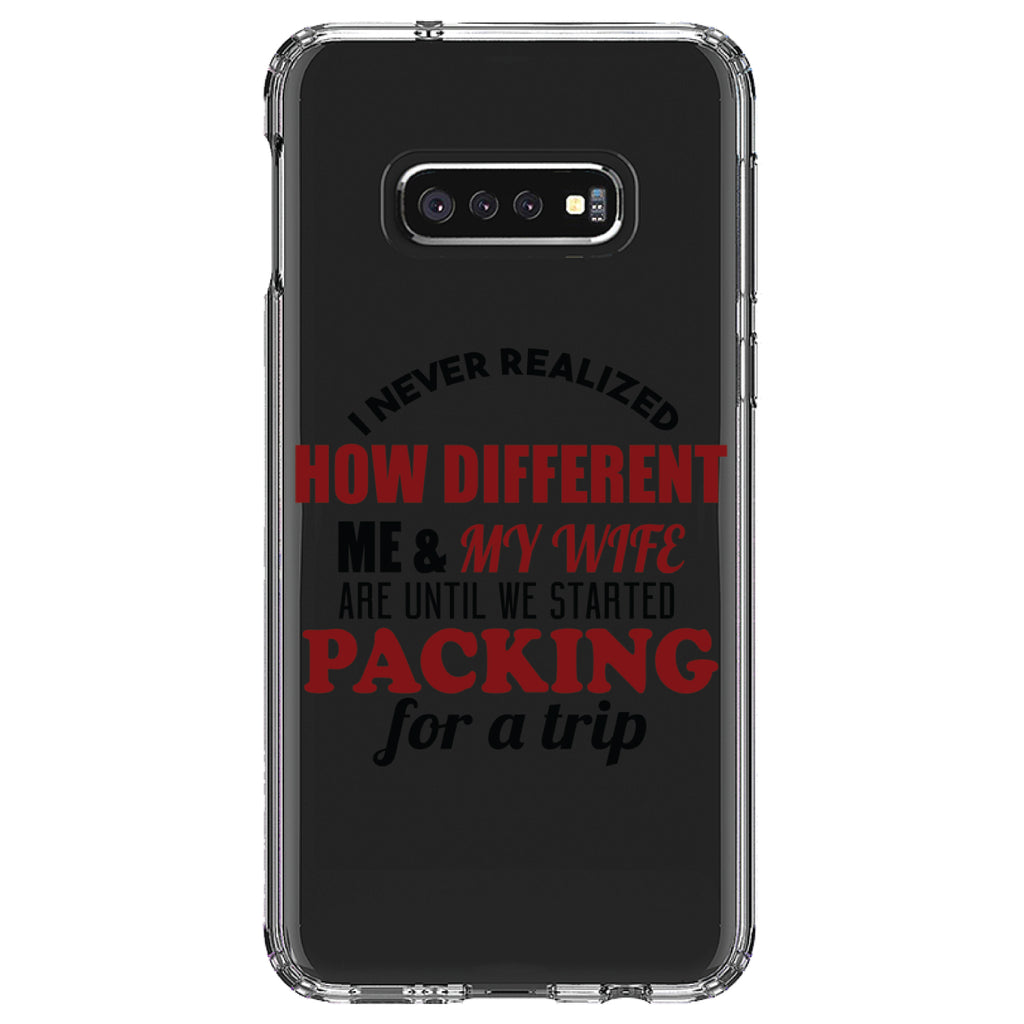 Never Realized How Different Packing For Trip Clear Shockproof iPhone Case, view 18