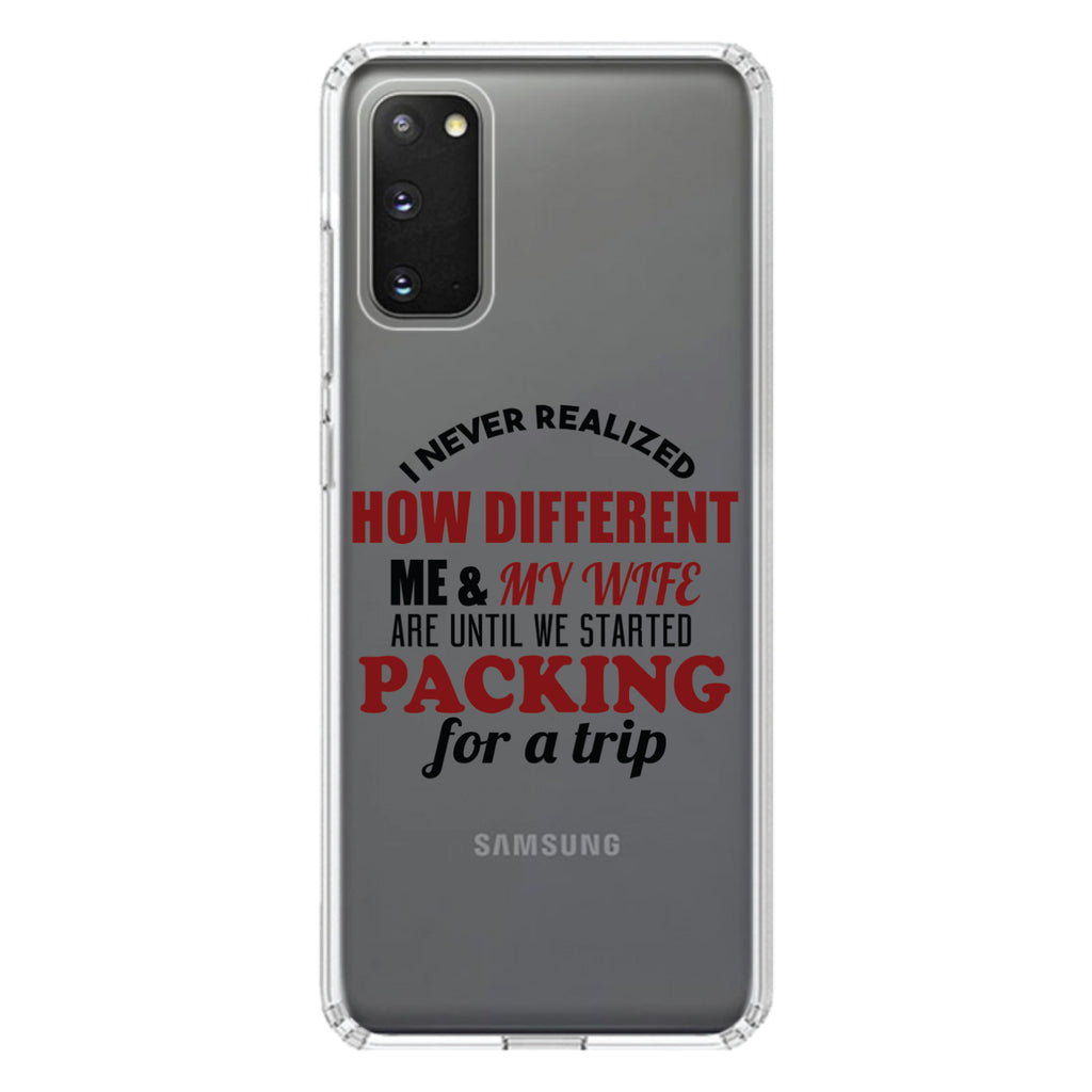 Never Realized How Different Packing For Trip Clear Shockproof iPhone Case, view 13
