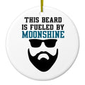 This Beard is Fueled by Moonshine Ceramic Ornament