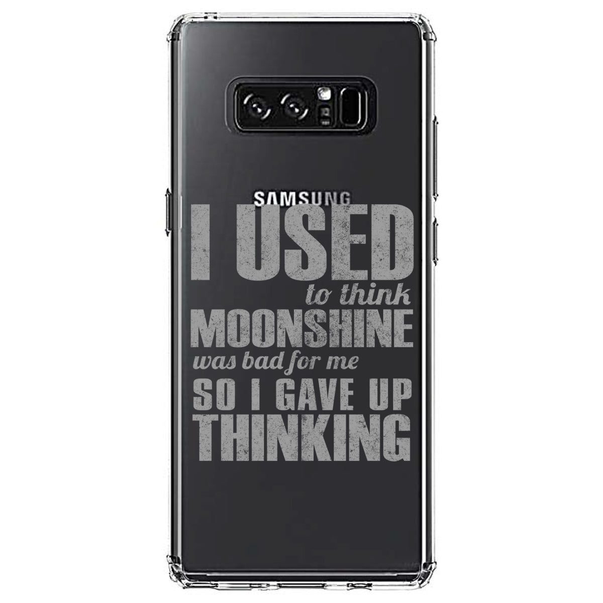 I Used to Think Moonshine Was Bad For Me Clear Shockproof iPhone Case, view 12