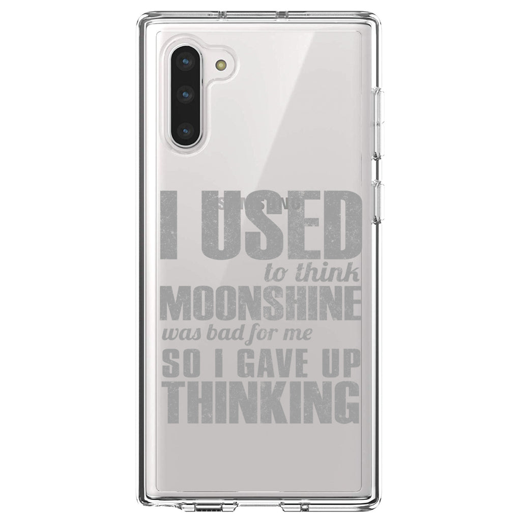 I Used to Think Moonshine Was Bad For Me Clear Shockproof iPhone Case, view 9