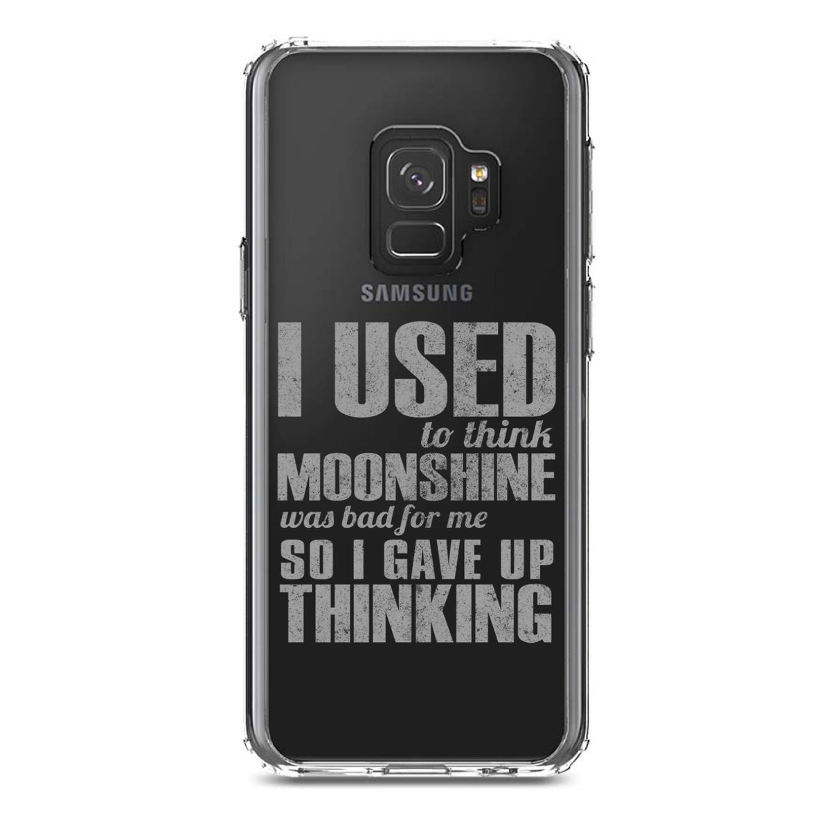 I Used to Think Moonshine Was Bad For Me Clear Shockproof iPhone Case, view 19