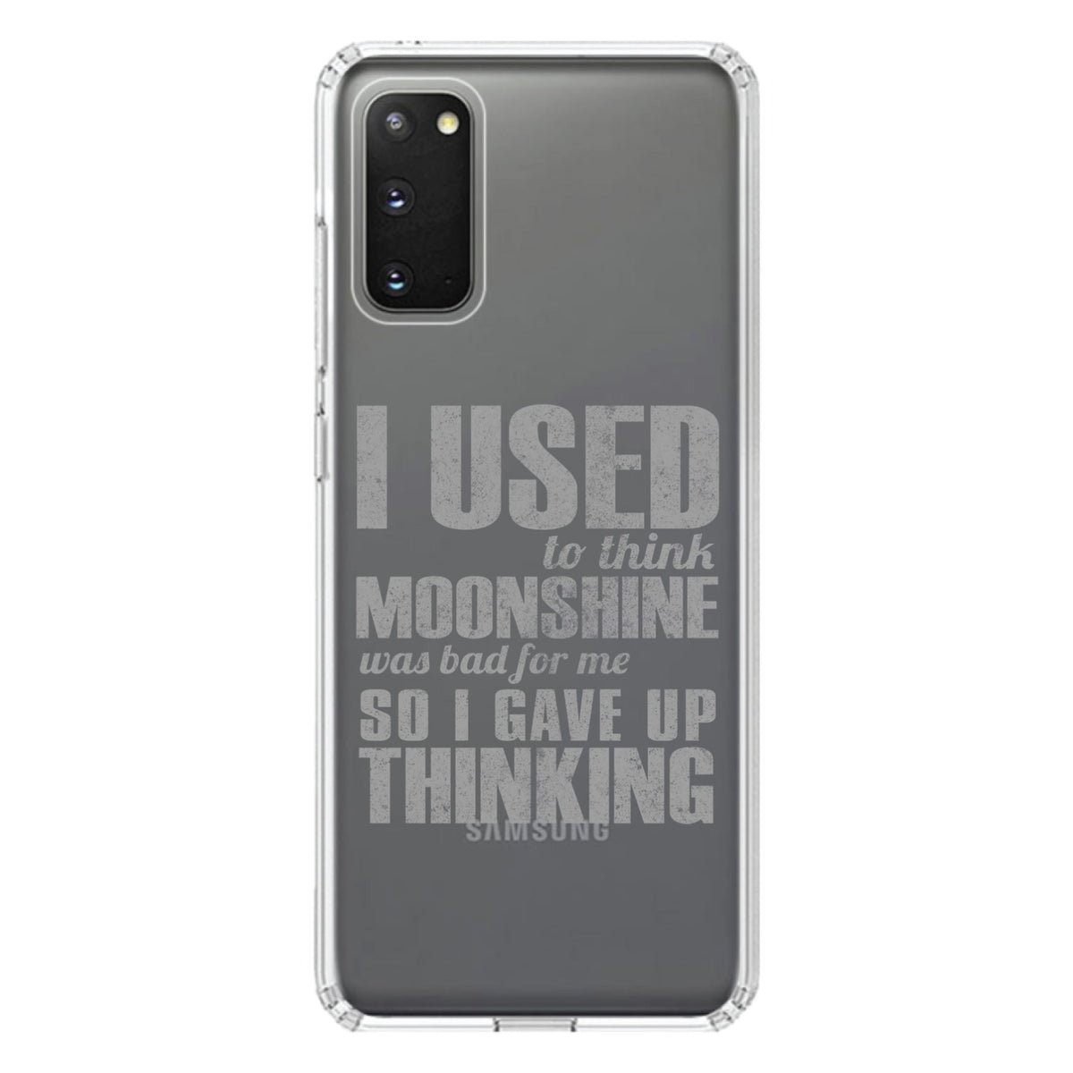 I Used to Think Moonshine Was Bad For Me Clear Shockproof iPhone Case, view 14