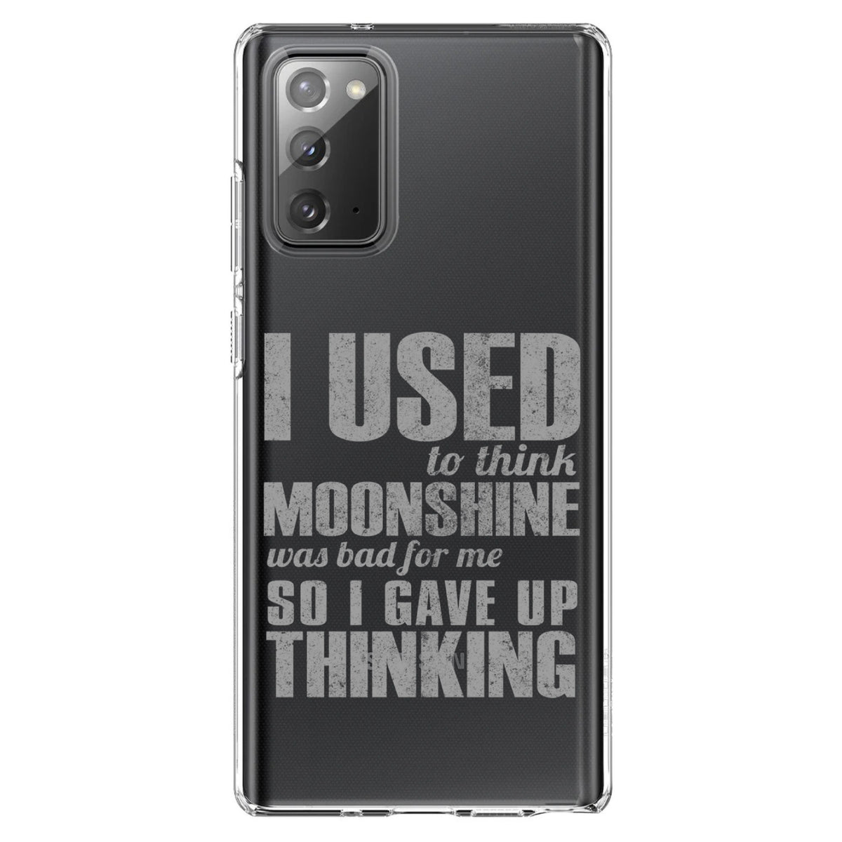 I Used to Think Moonshine Was Bad For Me Clear Shockproof iPhone Case, view 8