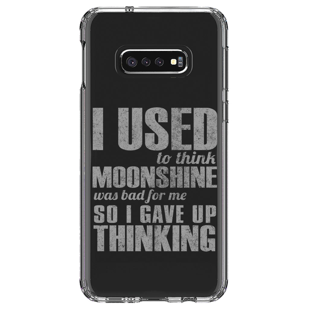I Used to Think Moonshine Was Bad For Me Clear Shockproof iPhone Case, view 18