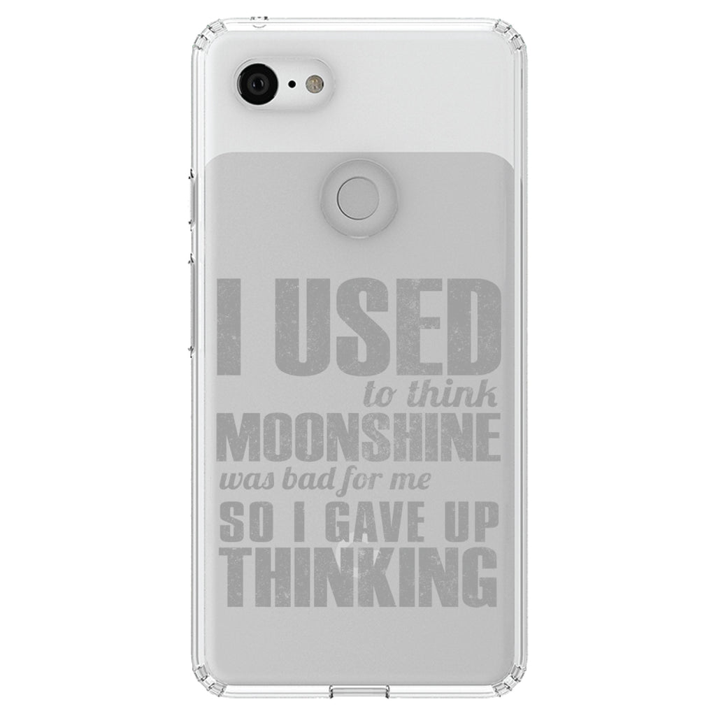 I Used to Think Moonshine Was Bad For Me Clear Shockproof iPhone Case, view 21