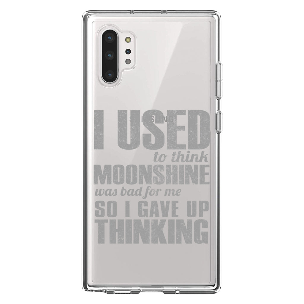 I Used to Think Moonshine Was Bad For Me Clear Shockproof iPhone Case, view 10