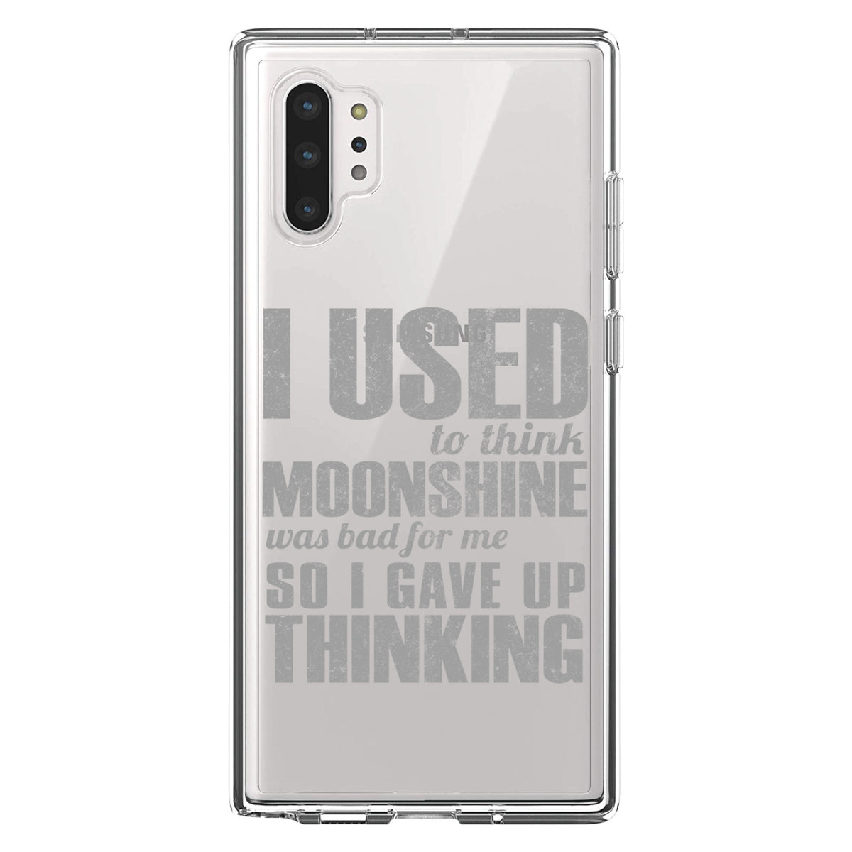I Used to Think Moonshine Was Bad For Me Clear Shockproof iPhone Case, view 10